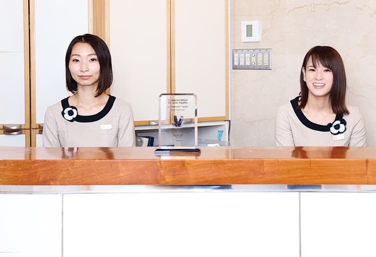 歯医者の受付
